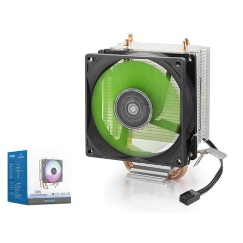 Nodar Nd2607 Cpu İşlemci Fan 2 Bakırlı