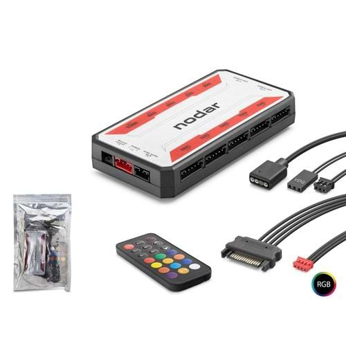 Nodar Nd2807 Fan Organizer Argb Siyah