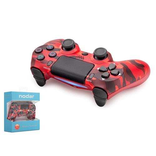 Nodar Nd400o Ps4 Gamepad Kırmızı Kamuflaj
