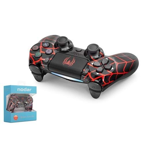 Nodar Nd400q Ps4 Gamepad Örümcük Ağ Kırmızı Siyah