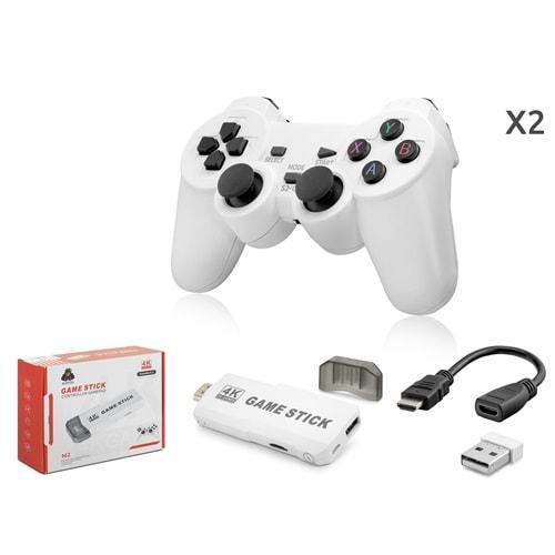 Nodar Nd766 M2 Game Stick Retro Konsol – HDMI Çıkışlı, 64GB Destekli, 2.4G Kablosuz Taşınabilir Oyun Konsolu