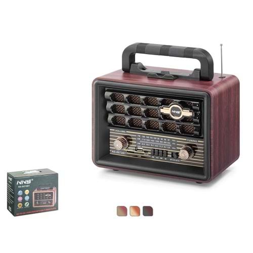 Nns Ns8072Bt Bluetooth Nostalji Speaker 235*120*190mm