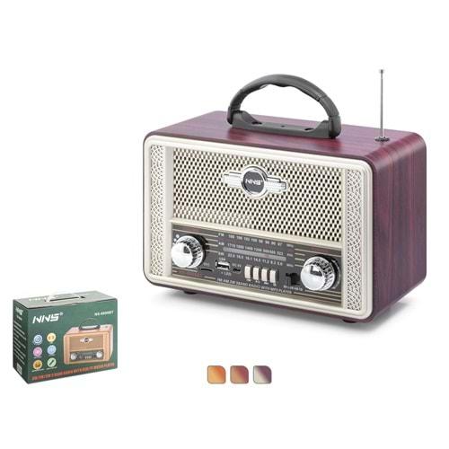 Nns Ns8098Bt Bluetooth Nostalji Speaker 230*122*164mm