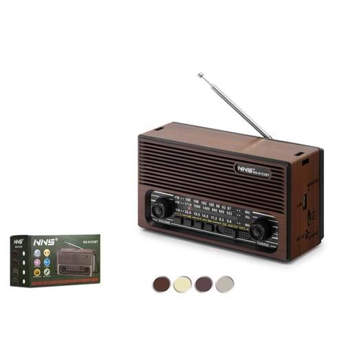 NNS NS8123BT BLUETOOTH NOSTALJİ SPEAKER 165*72*92MM