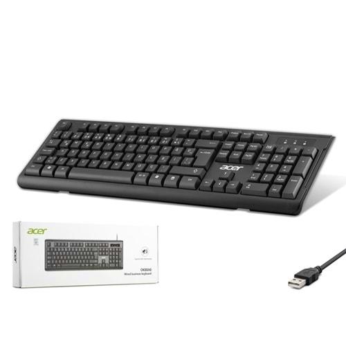 ACER OAK-0A0 SİYAH KABLOLU SESSİZ TUŞLU KLAVYE (KABLO UZUNLUĞU 1.50CM)