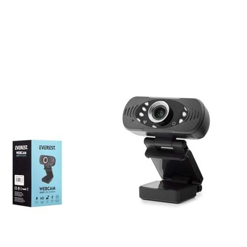 EVEREST SCHD03 WEBCAM USB FULL HD PC KAMERA+TRIPOD 1080P