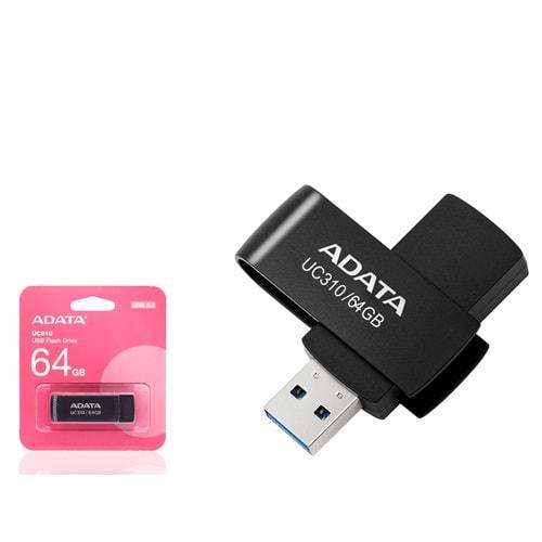 Adata UC310/64GB Flash Bellek 64Gb Usb3.2 Gen1 Siyah