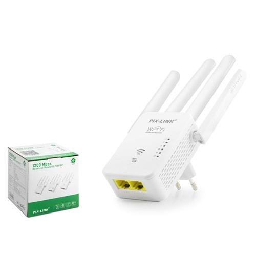 PIX-LINK WR49D4Q WI-FI REPEATER/ROUTER/AP 300MBPS 4 ANTEN BEYAZ