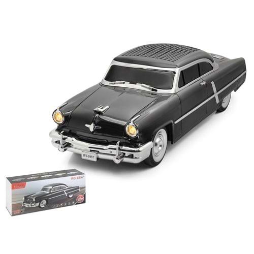 Hadron Ws1957 Bluetooth Speaker Classic Car Siyah