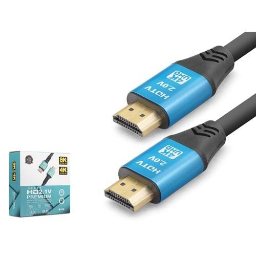 Nodar Xy6012 Hdmi Kablo Pvc 4K Od8.0 19+1 10M Siyah