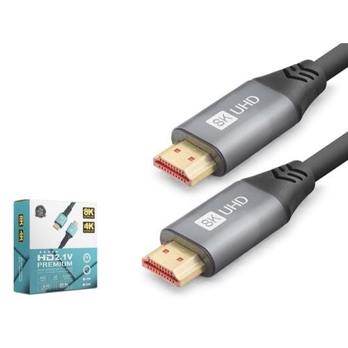 Nodar Xy6022 Fiber Optic Hdmi Hdtv Kablo Pvc 8K Hd 2.1V Od8.0 20M Siyah
